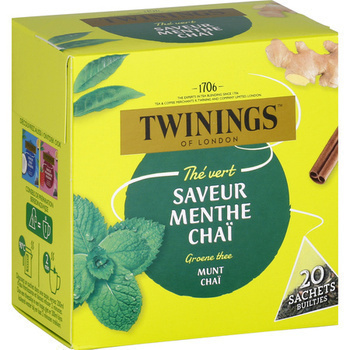 32G MENTHE CHAI TWININGS 20P - Epicerie Sucre - Promocash Orleans