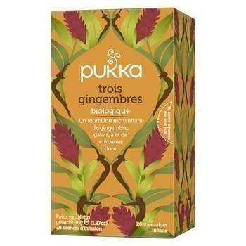 20XINF 3 GINGEMBRE BIO PUKKA - Epicerie Sucre - Promocash Montlimar
