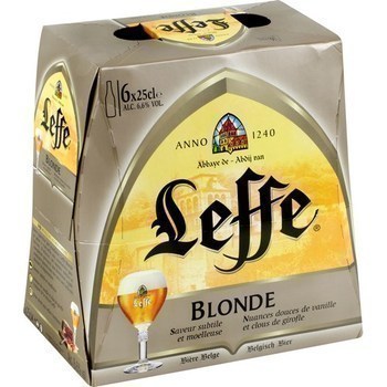Bire blonde 6x25 cl - Brasserie - Promocash Chateauroux
