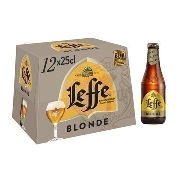 12X25CL B LEFFE BLONDE 6,6% - Brasserie - Promocash Aurillac