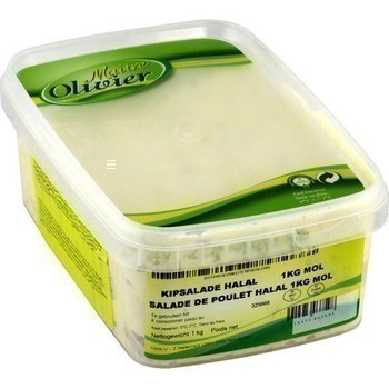 Salade de poulet halal 1 kg - Charcuterie Traiteur - Promocash Bthune