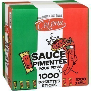 Sauce pimente pour pizza 1000x4 ml - Epicerie Sale - Promocash 