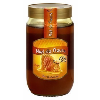 Miel de fleurs pur & naturel 1 kg - Epicerie Sucre - Promocash Moulins Avermes