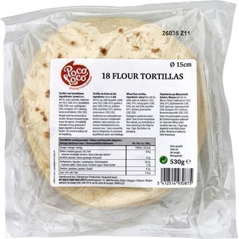Tortillas x18 - Epicerie Sale - Promocash Toulouse