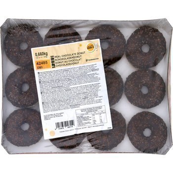 Donut au chocolat x12 - Surgels - Promocash Nmes