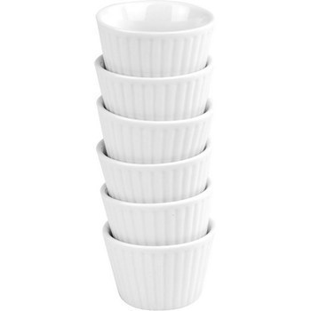 Mini coupelles blanches en porcelaine D4,6 cm x6 - Bazar - Promocash Laval