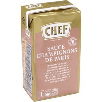 Sauce champignon de Paris 1 l - Epicerie Sale - Promocash Pontarlier