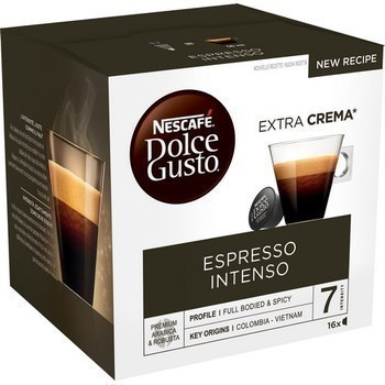Capsules de caf Espresso Intenso 16x7 g - Epicerie Sucre - Promocash Colombelles