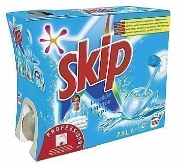Lessive liquide SKIP - le bidon de 7.5 litres - Carte Hygine  - Promocash Le Pontet
