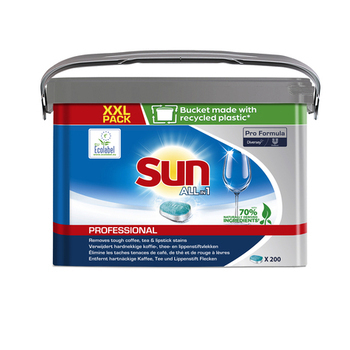 SUN PRO 200 TABS TOUT EN 1 - Hygine droguerie parfumerie - Promocash Colmar