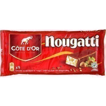 Barres chocolates Nougatti 9x30 g - Epicerie Sucre - Promocash Boulogne