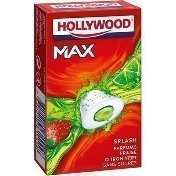 Chewing-gum Max Splash fraise citron vert sans sucres 22 g - Epicerie Sucre - Promocash Quimper