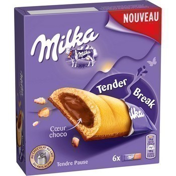 Barre Tender Break coeur chocolat x6 - Epicerie Sucre - Promocash Villefranche