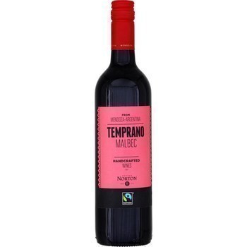 Vin d'Argentine Temprano Malbec 14 75 cl - Vins - champagnes - Promocash Colombelles