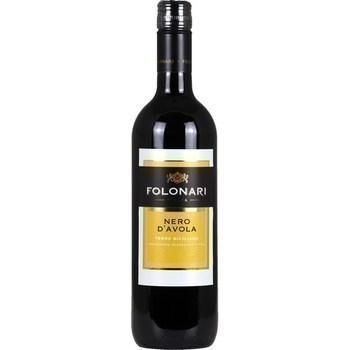 Vin d'Italie Nero d'Avola Folonari 14 75 cl - Vins - champagnes - Promocash Charleville