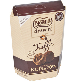 250G DESSERT TRUFFES NOIR 70% - Epicerie Sucre - Promocash Antony