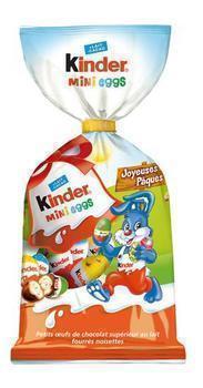 Chocolat mini eggs KINDER - le sachet de 182g - Epicerie Sucre - Promocash Brive