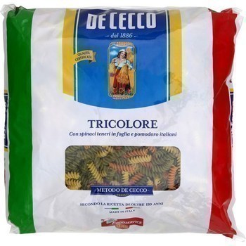 Fusilli Tricolore 3 kg - Carte Vente  emporter - Promocash Thionville