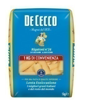 1KG RIGATONI  DE CECCO - Epicerie Sale - Promocash LANNION