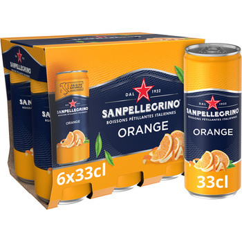 6X33CL SANPELLEGRIN ARANCIATA - Brasserie - Promocash Cherbourg