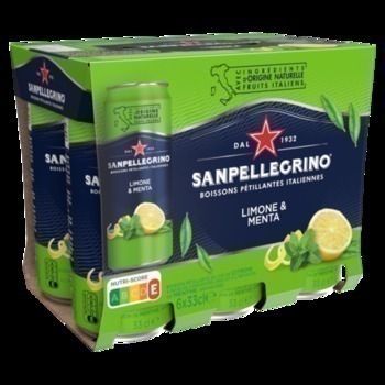 6X33CL SANPELL LIMONE/MENTA - Brasserie - Promocash Saint Brieuc