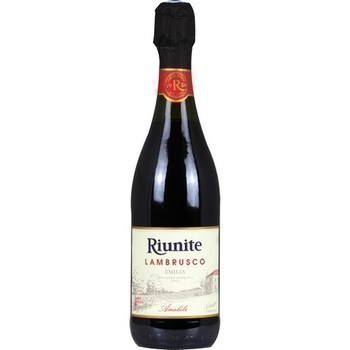 Vin ptillant Lambrusco Emilia doux Riunite 7,5 75 cl - Vins - champagnes - Promocash Le Pontet