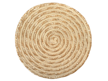 SDT PAILLE NATUREL D38CM599502 - Textile - Promocash Rodez