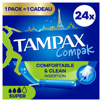 X24 TAMPON APPLI SUPER TAMPAX - Hygine droguerie parfumerie - Promocash Colmar