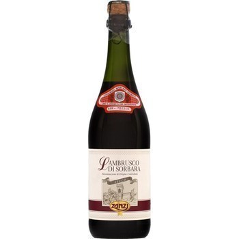 Lambrusco Di Sorbara sec 10,5 75 cl - Vins - champagnes - Promocash PROMOCASH PAMIERS