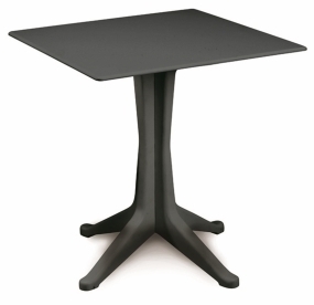 TABLE CARREE PONENTE ANTHRACIT - Bazar - Promocash Nancy