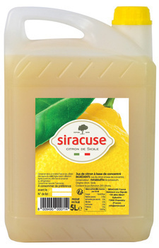 5L JUS CITRON JAUNE SIRACUSE - Epicerie Sale - Promocash Bourg Saint Maurice