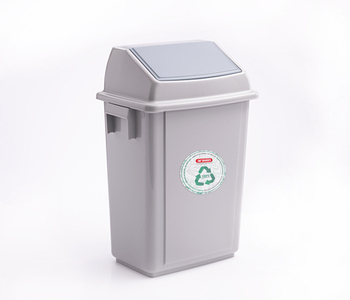 POUBELLE RECYCLEE GRISE 40L - Bazar - Promocash Promocash Morzine