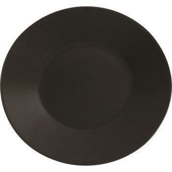 Assiette Kuro noire D275 - Bazar - Promocash Annemasse