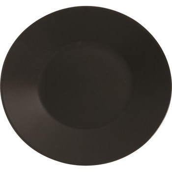 Assiette Kuro noire D210 - Bazar - Promocash Charleville