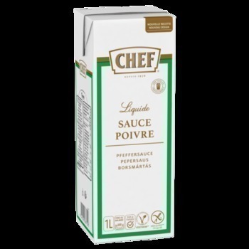 1L SAUCE POIVRE LIQ CHEF - Epicerie Sale - Promocash Belfort