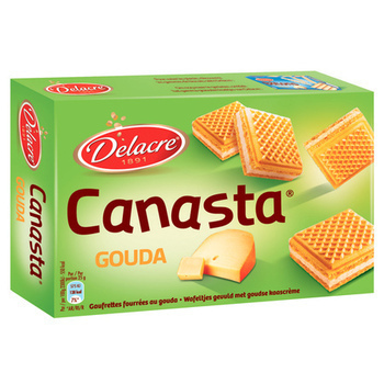 Gaufrettes fromage CANASTA VERKADE - le paquet 75g - Epicerie Sucre - Promocash Dunkerque