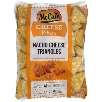 Nacho Cheese triangles 1 kg - Surgels - Promocash Cherbourg