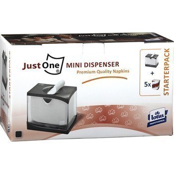 Distributeur de serviettes JustOne Mini noir - Bazar - Promocash 