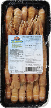 Langoustines entires crues 31/40 - Surgels - Promocash Forbach