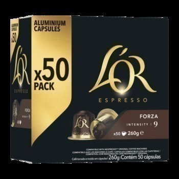 L'OR ESPRESSO FORZA CAPS X50 - Epicerie Sucre - Promocash Toulouse