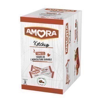 198X10ML KETCHUP AMORA - Epicerie Sale - Promocash Colmar