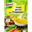 Soupe deshydratée Passée aux 9 légumes KNORR - le sachet pour 4 assiettes - Epicerie Salée - Promocash LA FARLEDE