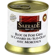 Bloc de foie gras de canard du Sud-Ouest avec morceaux 200 g - Charcuterie Traiteur - Promocash Anglet