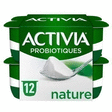 12X125G BIFIDUS NATURE ACTIVIA - Crèmerie - Promocash Saumur