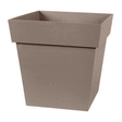 POT TOSCANE CARRE 32 CM TAUPE - Bazar - Promocash Prigueux