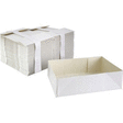 Caissettes 22x14x6cm blanc - Bazar - Promocash Evreux