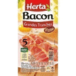 Bacon fum grandes tranches 100 g - Charcuterie Traiteur - Promocash Lyon Gerland