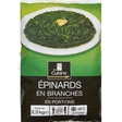 Epinards en branches en portions 2,5 kg - Surgelés - Promocash LA FARLEDE