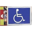 Pancarte rigide handicapés - la pièce - Bazar - Promocash Colombelles