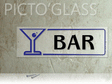 Pictoglass bar 15x5 cm - Bazar - Promocash Béziers